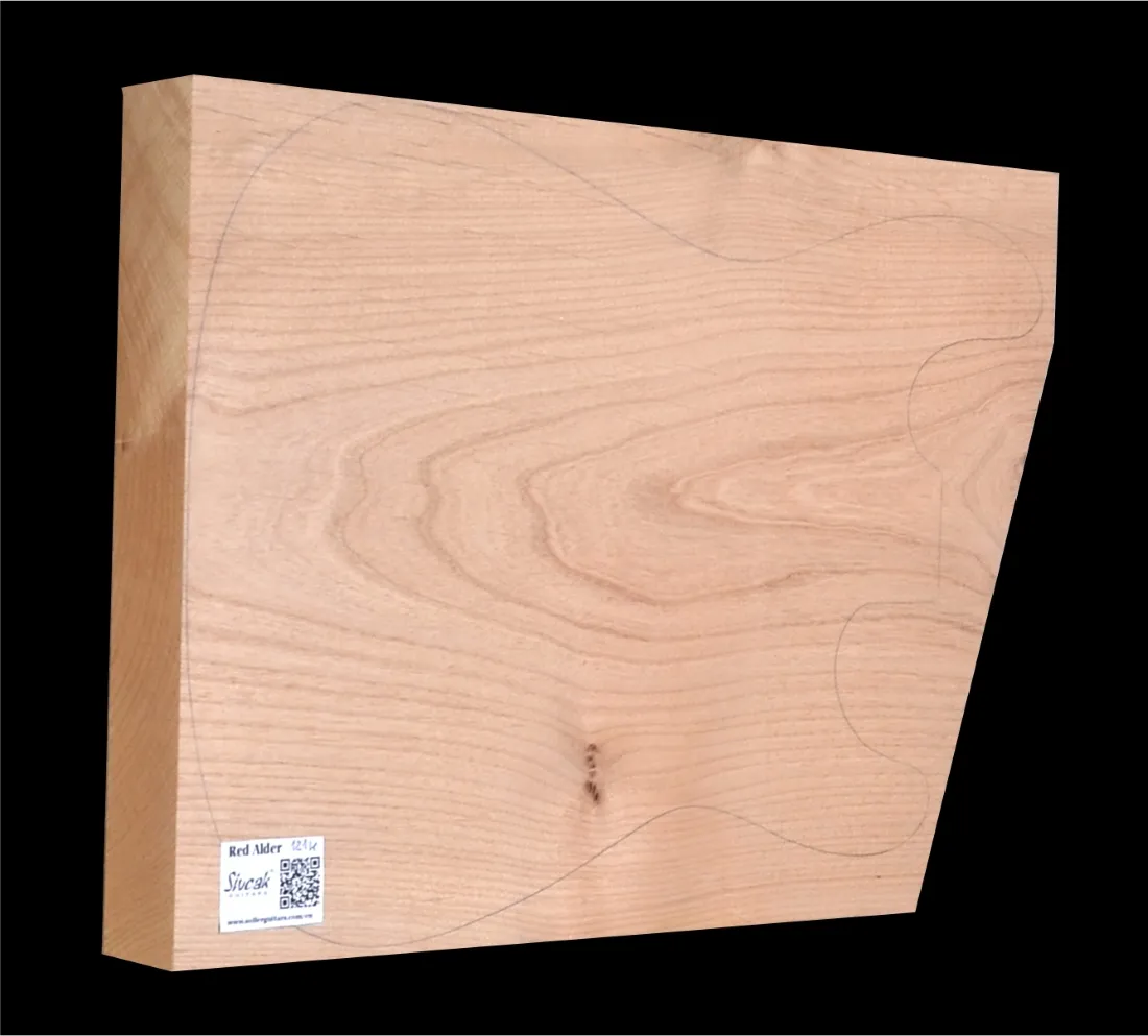 ワンピースアルダーボディ材 585 x 340 x 46.5 Alder USA - Guitar & Bass Parts – Pickups, Bridges, Hardware